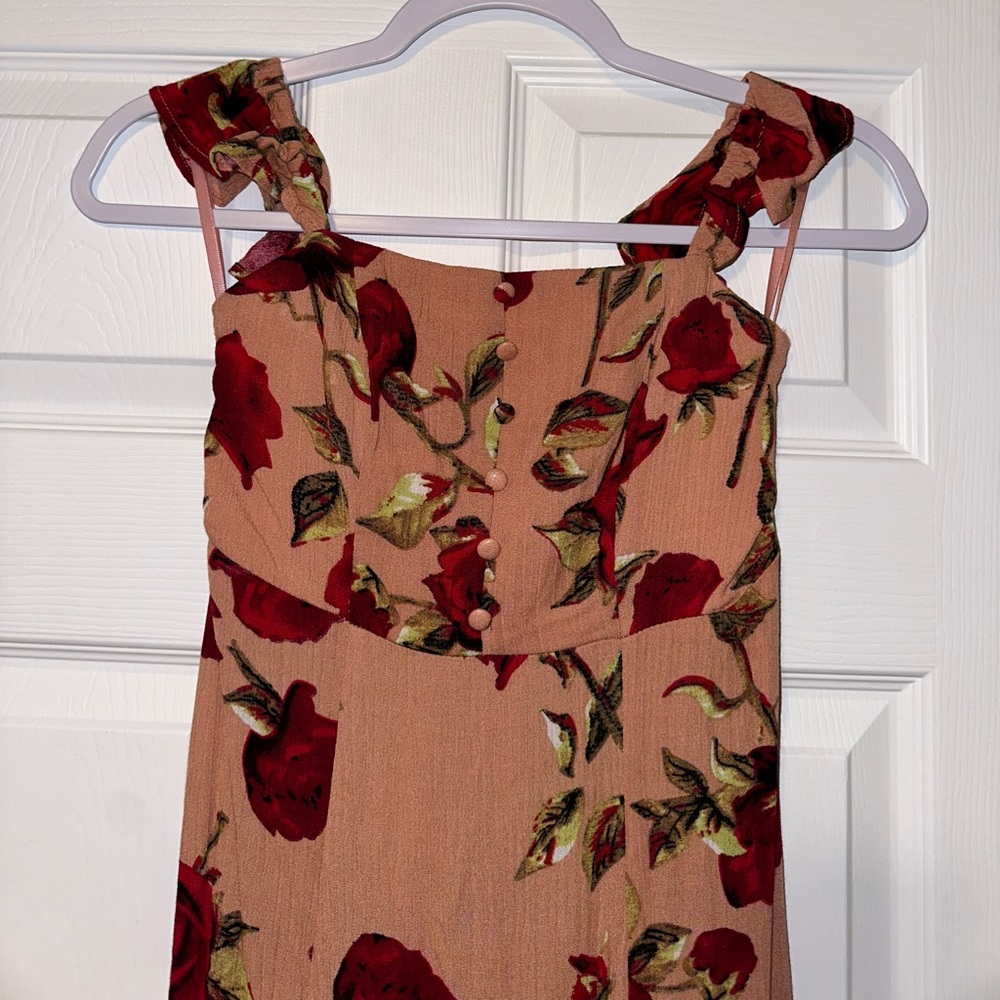 Princess Polly Rose Maxi High Slit Dress - Picture 2 of 3
